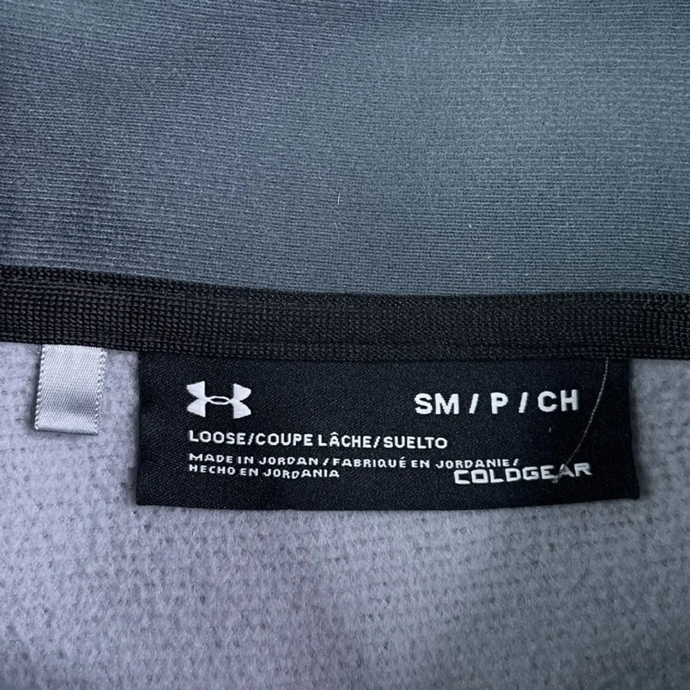 Under Armour‎ Sweater Mens Small Grey Golf Storm Sweaterfleece Zip Pullover